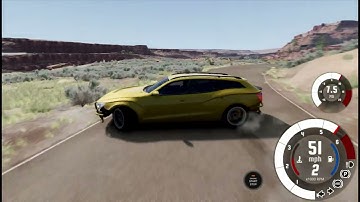 Me, A Keyboard Player, Trying To Drift In Beamng Drive