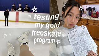 TESTING WEEK ⛸️: prepare with me to test my gold free skate for the THIRD time