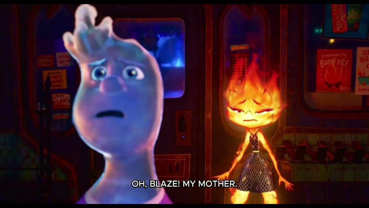 Fire and Water Cannot Be Together in Love? | Elemental (2023) - Ember and Wade