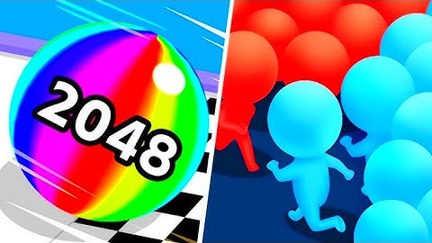 Ball Run 2048 Vs Count Masters - All levels Gameplay Android iOS Ep 1