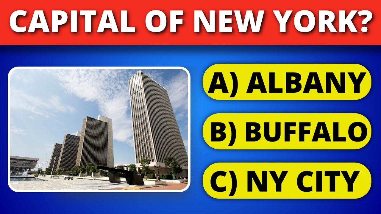 Geography Quiz: Name the US State Capitals (90% FAIL!)
