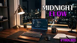 Midnight Coding Flow (4 Hours) | No Lyrics Ambient for Deep Work