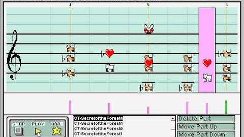 Chrono Trigger - Secret of the Forest, Mario Paint Composer