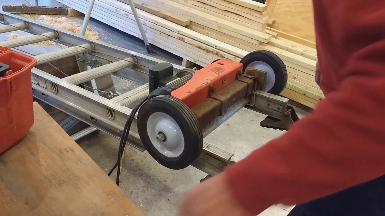 Ladder Hoist Motor Install YouTube