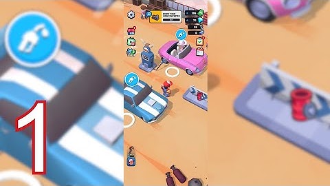 Gas station idle - Gameplay Walkthrough Part 1 -  Station Tutorial (iOS, Android)