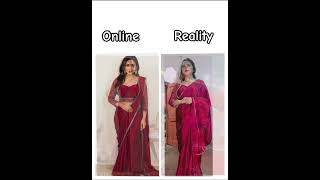 #meesho # saree# online/reality # viral shorts video #