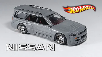 Nissan Stagea R-34 Wagon Hotwheels Custom