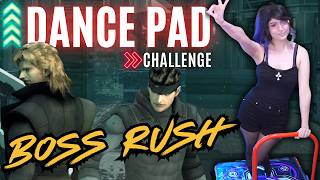 THE HARDEST ONE YET❗MGS: TTS BOSS RUSH❗DANCE PAD CHALLENGE