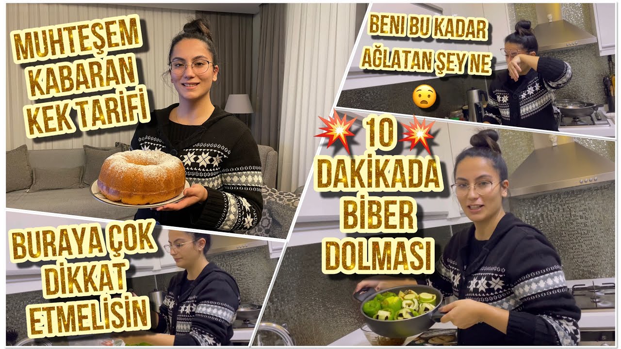 YEMEK TARİFİ / TATLI TARİFİ / BİBER DOLMASI NASIL YAPILIR / PORTAKALLI KEK TARİFİ / GÜNLÜK VLOG YEMEK TARİFİ / TATLI TARİFİ / BİBER DOLMASI NASIL YAPILIR / PORTAKALLI KEK TARİFİ / GÜNLÜK VLOG