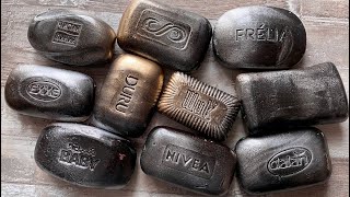 картинка: ASMR SOAP| Cutting colored soaр | Soap Carving| Резка крашенного мыла