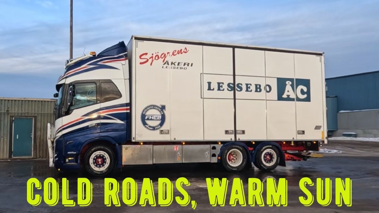 TRUCKVLOG #33 | Cold Roads, Warm Sun | #swedishpete