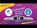 Volleyball. Asian club championship. «Altay VC» (KAZ) - «Kyrgyzstan VC» (KGZ) - 3:0