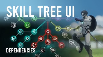 Unreal Engine 5 - Skill Tree UI - Dependencies Between Skills - Action RPG #161
