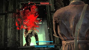 Fallout 4: Clearing The Warehouse With "The Dirty Harry" .44