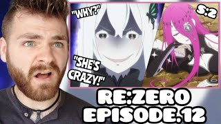 I NEVER SAW THIS COMING??!!!! | RE:ZERO EPISODE 12 | SEASON 2 | New Anime Fan! | REACTION