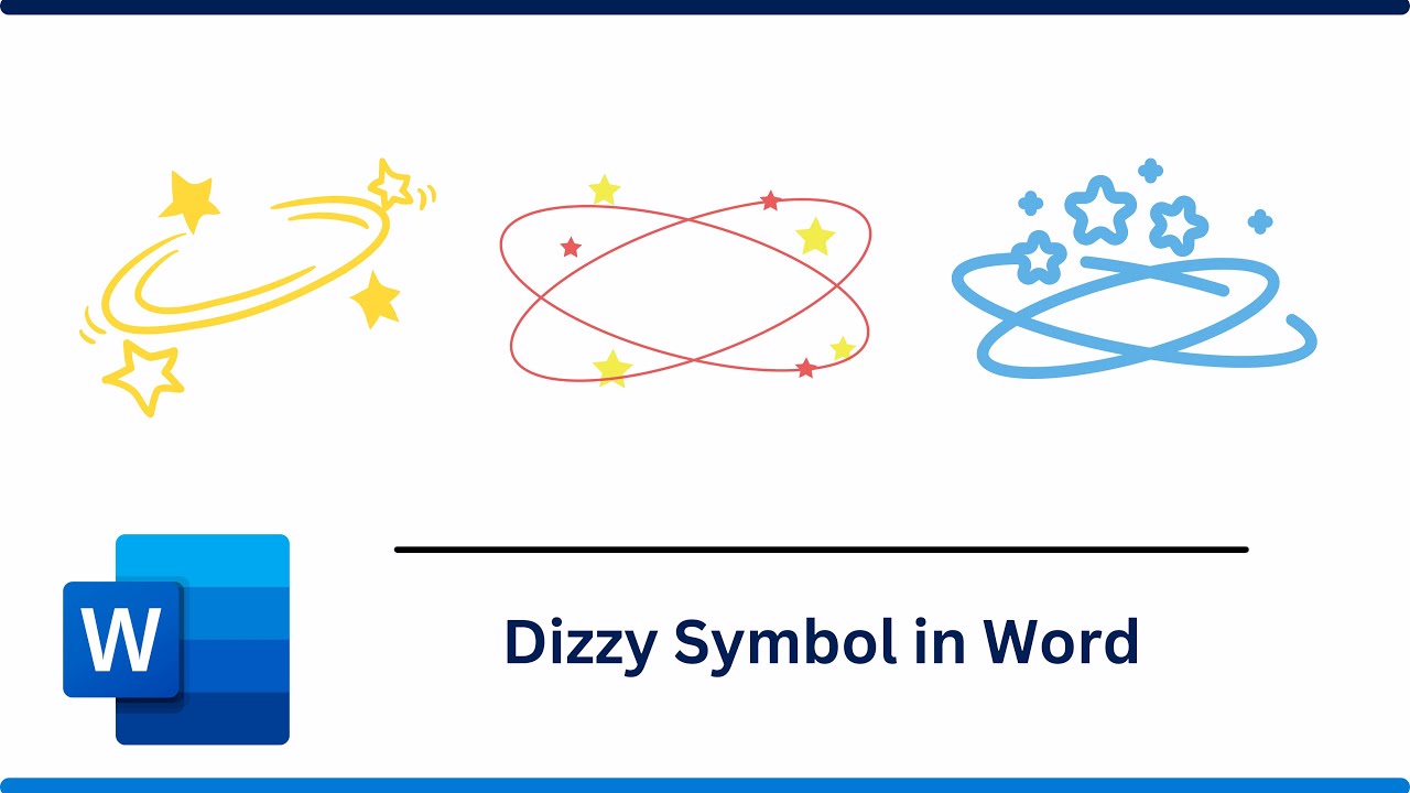 Dizzy Sign Simple Dizzy Symbol in Word - YouTube