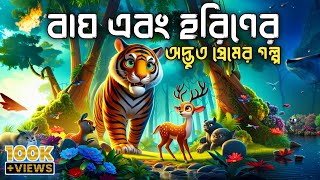 বাঘ এবং হরিণের অদ্ভুত প্রেমের গল্প | Bangla Cartoon Story of Tiger and Deer