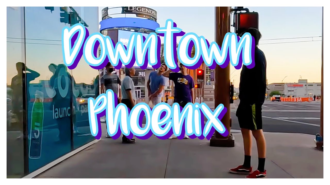 Downtown Phoenix - Weekend Bike Ride - Phoenix Arizona - YouTube