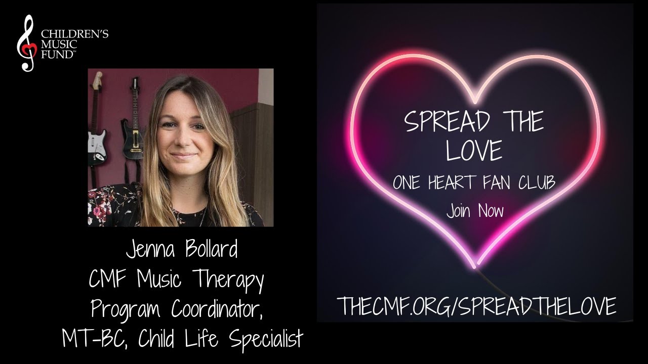 Jenna Bollard. MT-BC, Spreads the Love For Children's Music Fund