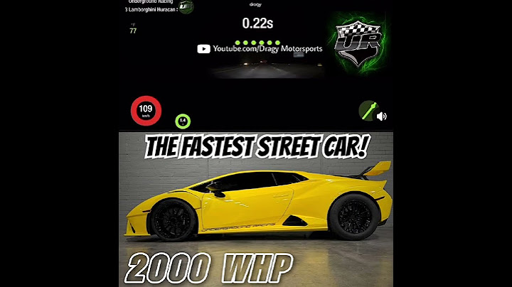 THE FASTEST STREET CAR EVER 😱 from 100-250 Km/h | Greg's Underground Racing Twin Turbo Huracan STO