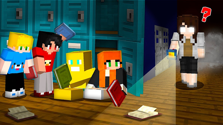 Passamos a Noite na Escola no Minecraft!