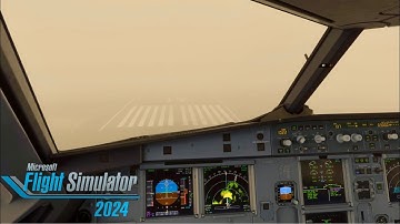 MSFS24 Poor Visibility landing at Keflavik Airport | Fenix Sim A320 