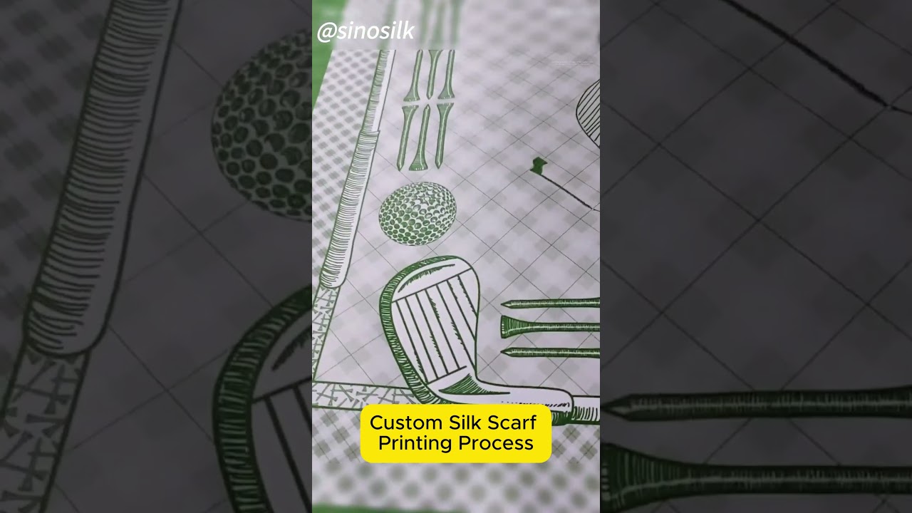 Custom Silk Scarf Printing Process  