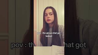 Group Chat Got Leaked