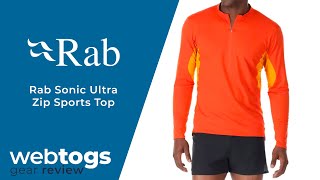 Rab Sonic Ultra Zip Sports Top | Gear Review | ‪@webtogs‬ - YouTube