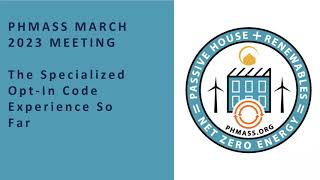 PHMass March 2023: The Specialized Opt-In Code Process