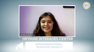 Gabriella and Police Chief Marcus Jones - Interages Intergenerational Interview Project