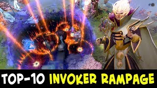 TOP-10 Invoker RAMPAGES — Divine Rank