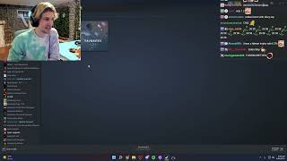 xQc Shows How Many Steam Games He Has