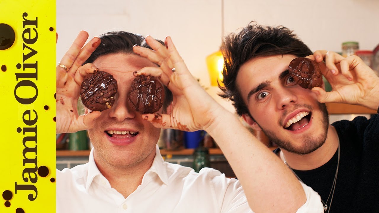 Double Chocolate Cookies | Alfie Deyes & Jamie Oliver