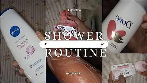 My full Hydrating Shower Routine | shaving, body care and glow up