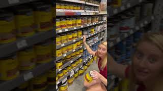 And we’re back…#Lowe’s #woodworking #woodstain #funny #minwax