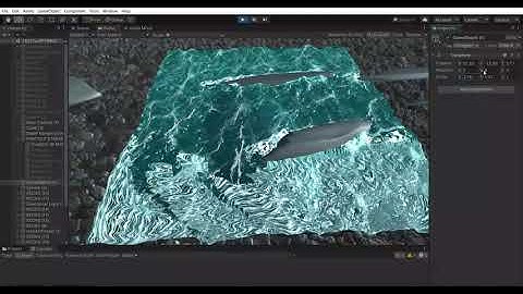River Studio - work on interactive river water using fluid dynamics