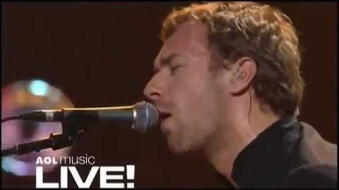 Coldplay Speed Of Sound Live At AOL Music 2005