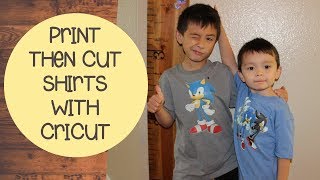 then cut | Sonic | Printable Iron-on 