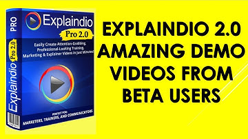 AMAZING DEMO: Explaindio 2 0  - Awesome Sample videos Created by Beta users