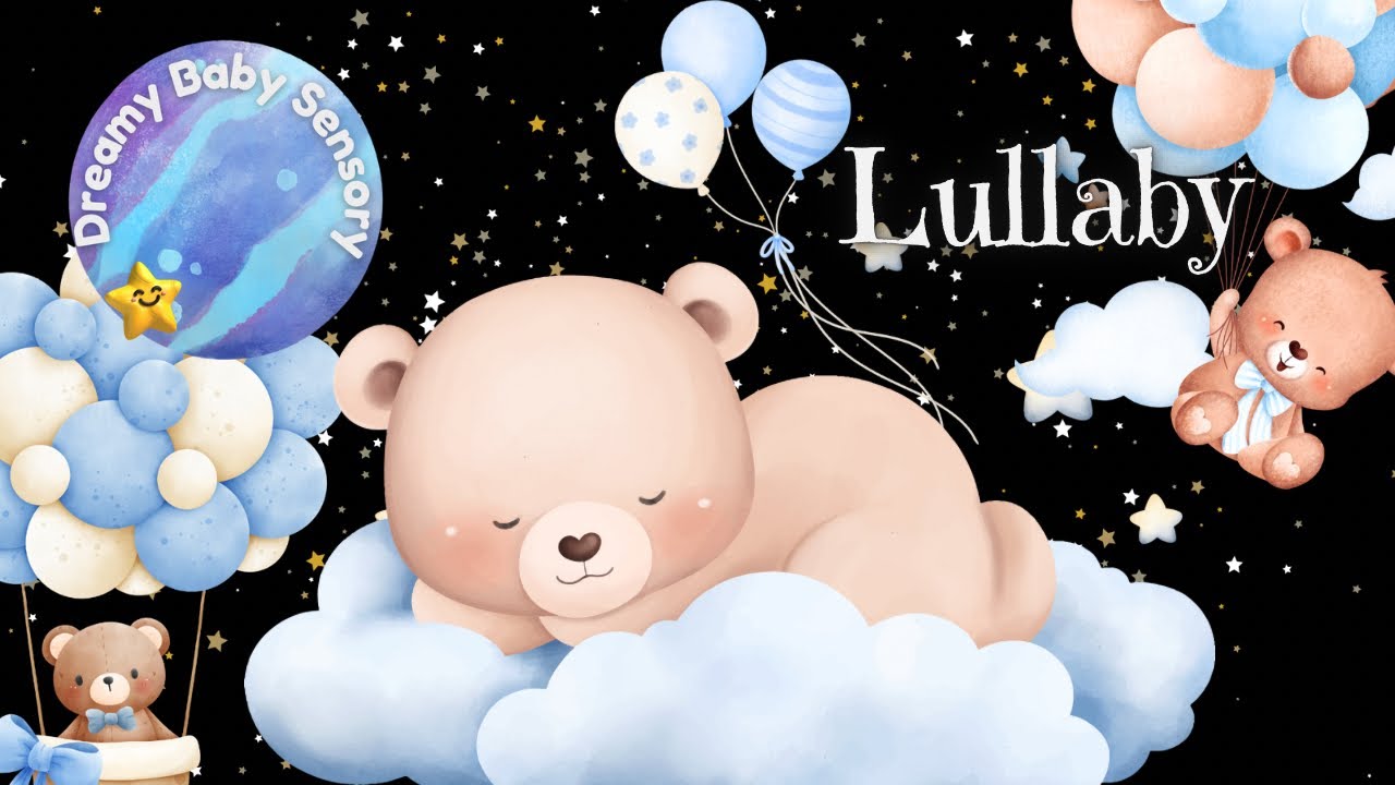 Calm Baby Sensory | Teddy Bear Bedtime Lullaby - Baby Toddler Visual Stimulation 
