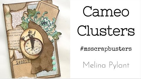 MAKING CAMEO CLUSTERS | #msscrapbusters CHALLENGE | SCRAP BUSTERS | Episode 3