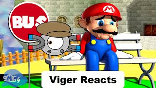 Viger Reacts to SMG4's Mario Waits For The Bus
