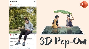 How to make a 3D Pop-Out Image in PowerPoint | 3D Pop-Out  | PowerPoint