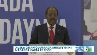 Khudbadda Madaxweynaha JFS Dr. Xasan Sheekh Maxamuud ee Munaasabadda Carta.