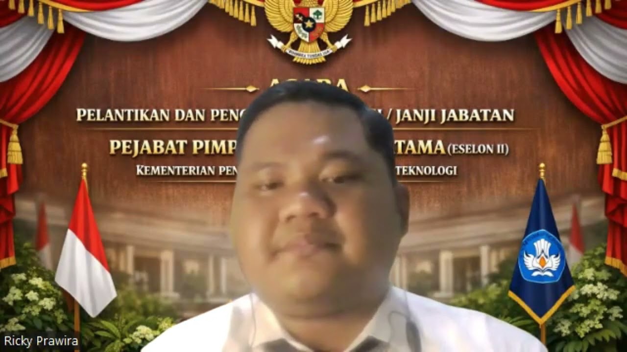 Tugas Kelompok Simulasi Upacara Pelantikan Pejabat Eselon II di Lingkungan Kemenristekdikti.