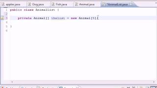 Java Programming Tutorial 10 Array Holding Many Objects