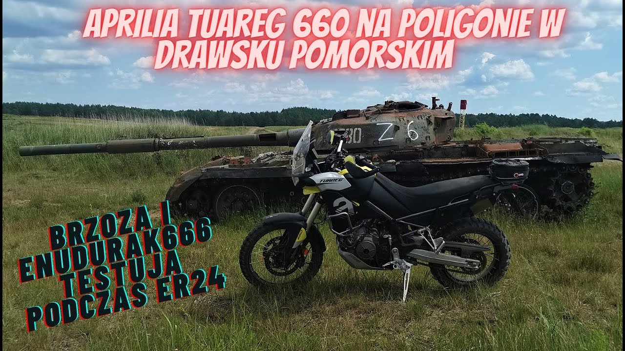 Aprilia Tuareg 660 na Enduro Rally 24! Brzoza i Endurak666 jeździli nią w mega ciężkim terenie!
