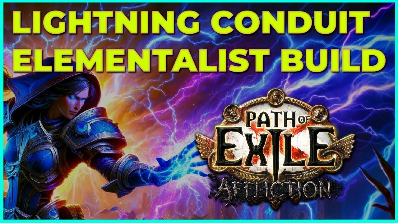 Lightning Conduit of Heavens Elementalist / 3.23 POE Affliction Ligi