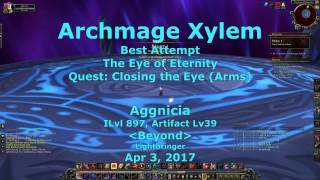 WoW - Legion: Archmage Xylem, Aggnicia's Best Attempt (So far...)